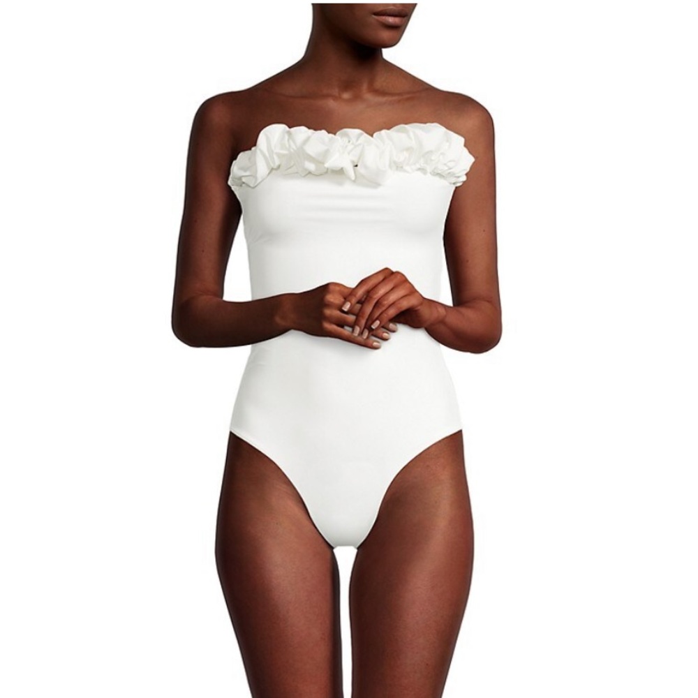 Maygel Coronel Granita Swimsuit in White NWOT